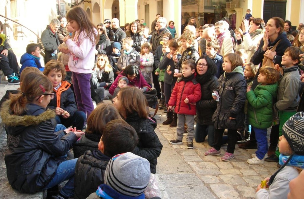 Imagen de archivo de las campanadas infantiles en Ciutadella