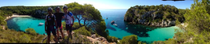 Panorámica que Santi Millán publicó hace unos meses en su Facebook de un entrenamiento en Menorca.
