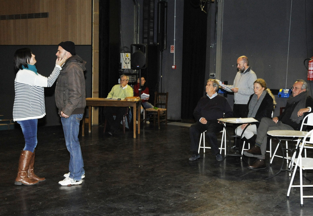 Momento del ensayo de este martes en el Orfeó Maonès. Foto: Tolo Mercadal.