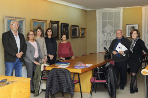 Desde la izquierda, Brígida Mora, Gràcia Mercadal, Pilar Arguimbau, Juana Francis Pons, Nicolás Bordoy