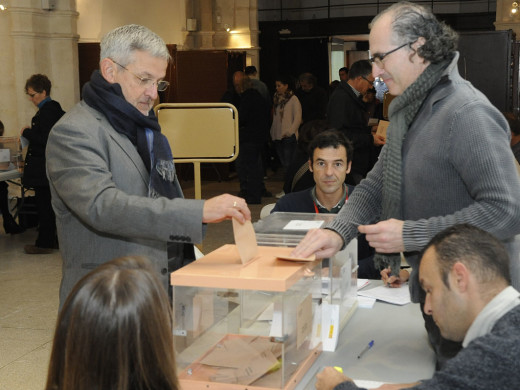 Llamamiento a las urnas por parte de los candidatos