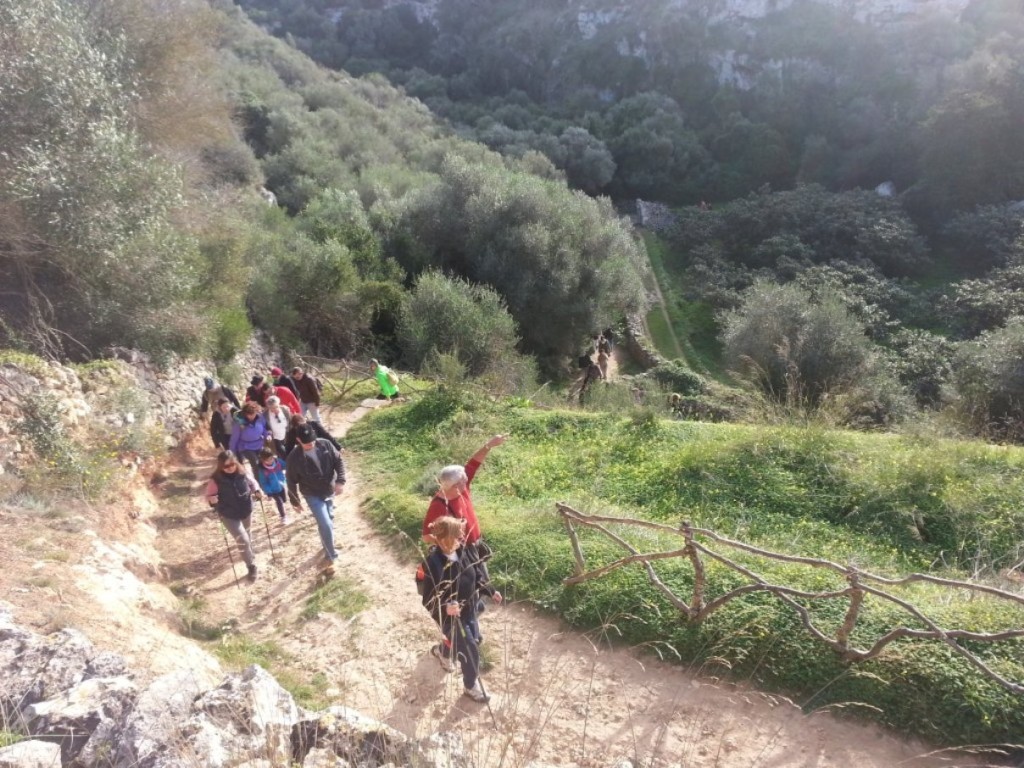 Vistas desde una de las cuestas que se subieron. Foto: GOB-Menorca.