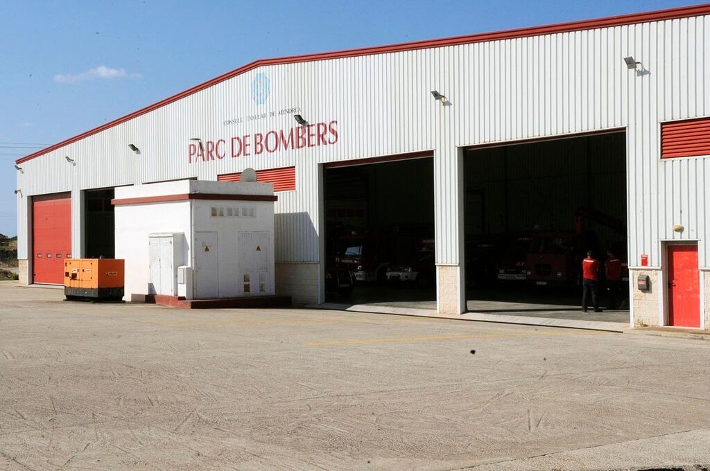 Parque de bomberos de Ciutadella.