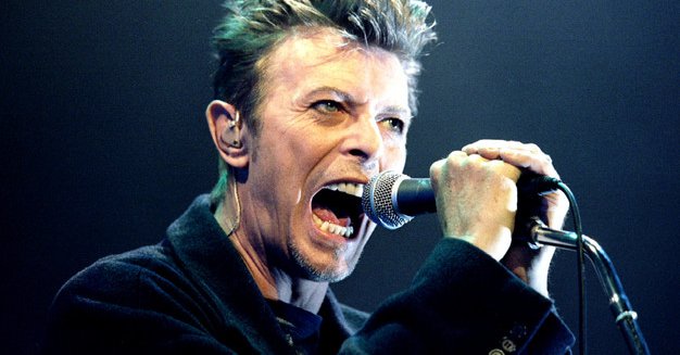 Bowie, durante una de sus actuaciones.