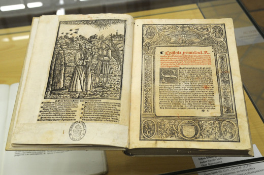 El 'Llibre d'Evast e Aloma' es una joya bibliográfica, una edición de 1521 de la novela que Ramon Llull escribió en 1283. Foto: Tolo Mercadal.