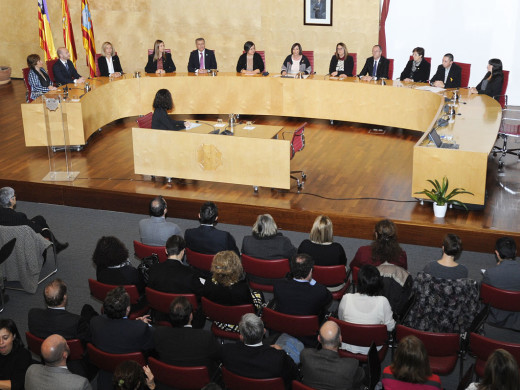 Maite Salord saca su vena más reivindicativa en el discurso institucional de la Diada