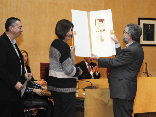 Maite Salord saca su vena más reivindicativa en el discurso institucional de la Diada