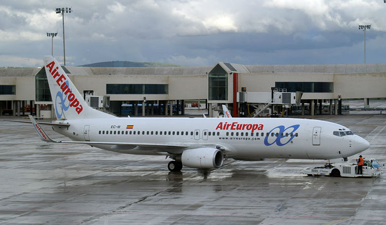 Avión de Air Europa en Son Sant Joan