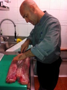 El chef Gabriel Portella estudió grado medio en el M.A. Cardona y superior en Bilbao.