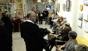 Momento de la presentación del libro 'Cocina señorial de Menorca' a cargo de Bap Al·lès. Foto: Casa de Menorca en Mallorca.