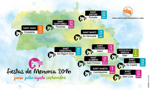 Fiestas Menorca 2016