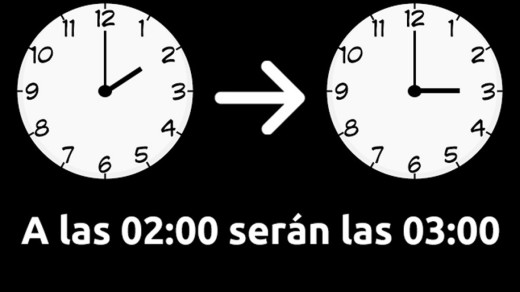 Después del de hoy, el próximo cambio de horario será el 30 de octubre.