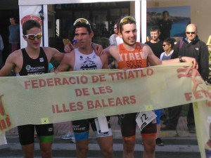 Los tres primeros clasificados.