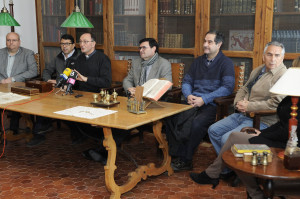 Momento de la presentación de los actos de Semana Santa de este año.