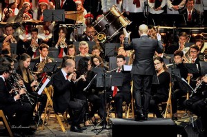 La Banda de Ciutadella en uno de sus conciertos de Navidad anteriores. Foto: B.M.M.C.