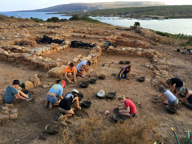 El antiguo poblado romano de Sanisera en Menorca