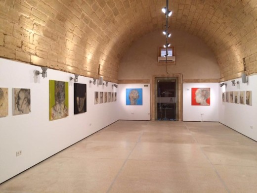 La sala Es Polvorí de Eivissa con las obras de Florit Nin. Foto: F.F.N.