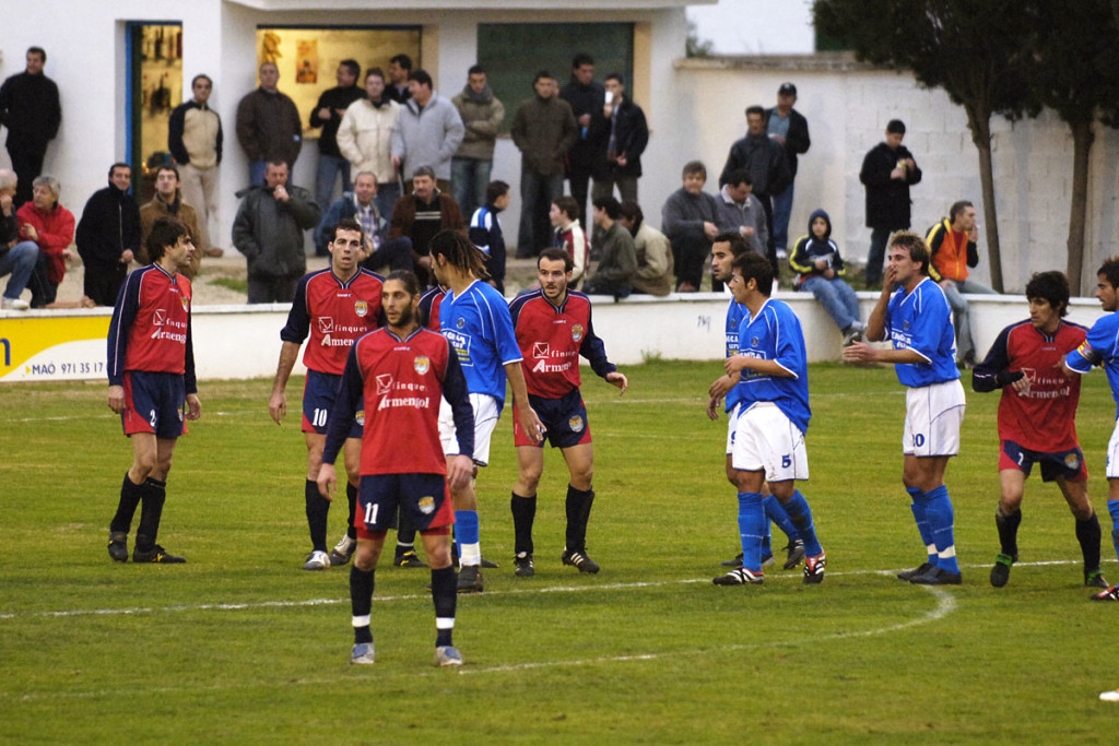 Imagen de archivo del Atlètic Ciutadella, jugando contra el Sporting Mahones.