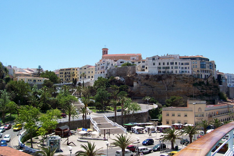 Imagen panorámica de Maó.