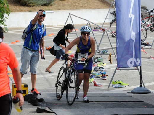 (Fotos) Nil y Laia Riudavets vuelan en el Duatló de Es Castell