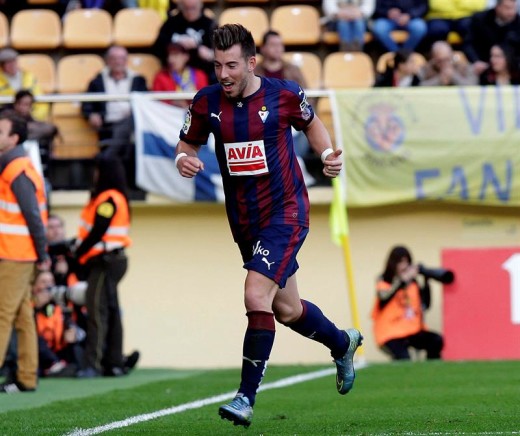 Enrich celebra un gol ante el Villarreal (Foto: laliga.com)