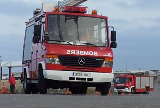 Imagen de un camión de bomberos.