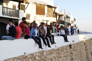 Participantes en Binibeca Vell. FOTO.- Tolo Mercadal