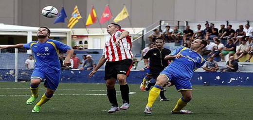 Acción del Penya-Mercadal de la pasada temporada.