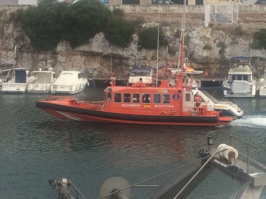 Salvamento Marítimo rescata a siete personas en Ciutadella