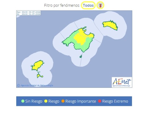 En todas las islas.