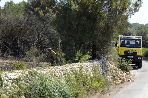 Incendio en Rafal Fort