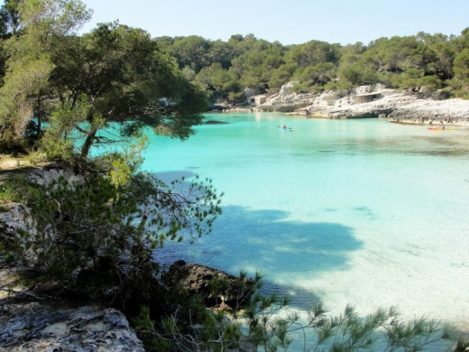 Cala en Turqueta, en Ciutadella.