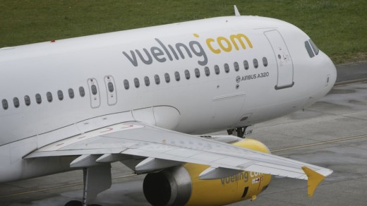 Imagen de un avión de Vueling.