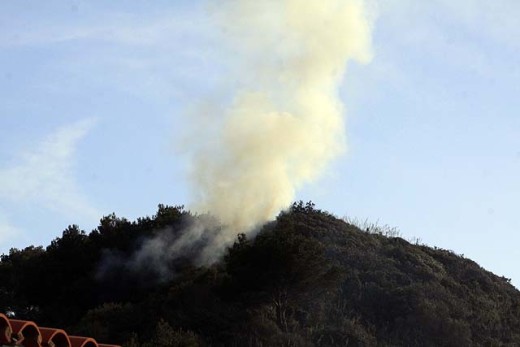 Hay riesgo extremo este viernes y sábado  de un incendio forestal.