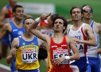 Miguel Quesada, en una carrera del año 2009.