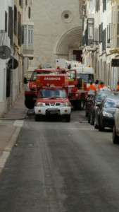 Policía Local y Bomberos han participado en el operativo.