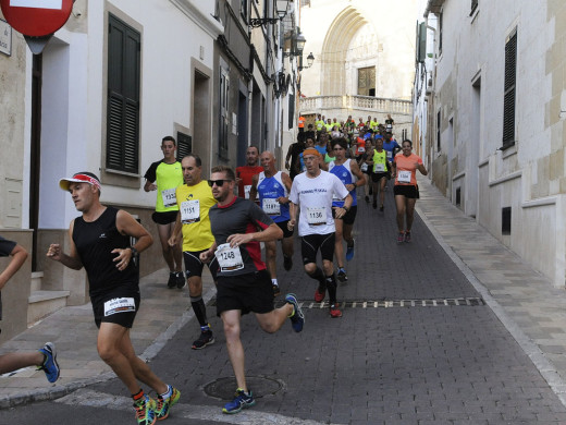 (Fotos) Rafel Quintana y Cristina Juan se imponen en la carrera popular de Sant Llorenç