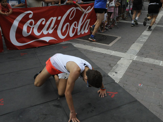 (Fotos) Rafel Quintana y Cristina Juan se imponen en la carrera popular de Sant Llorenç