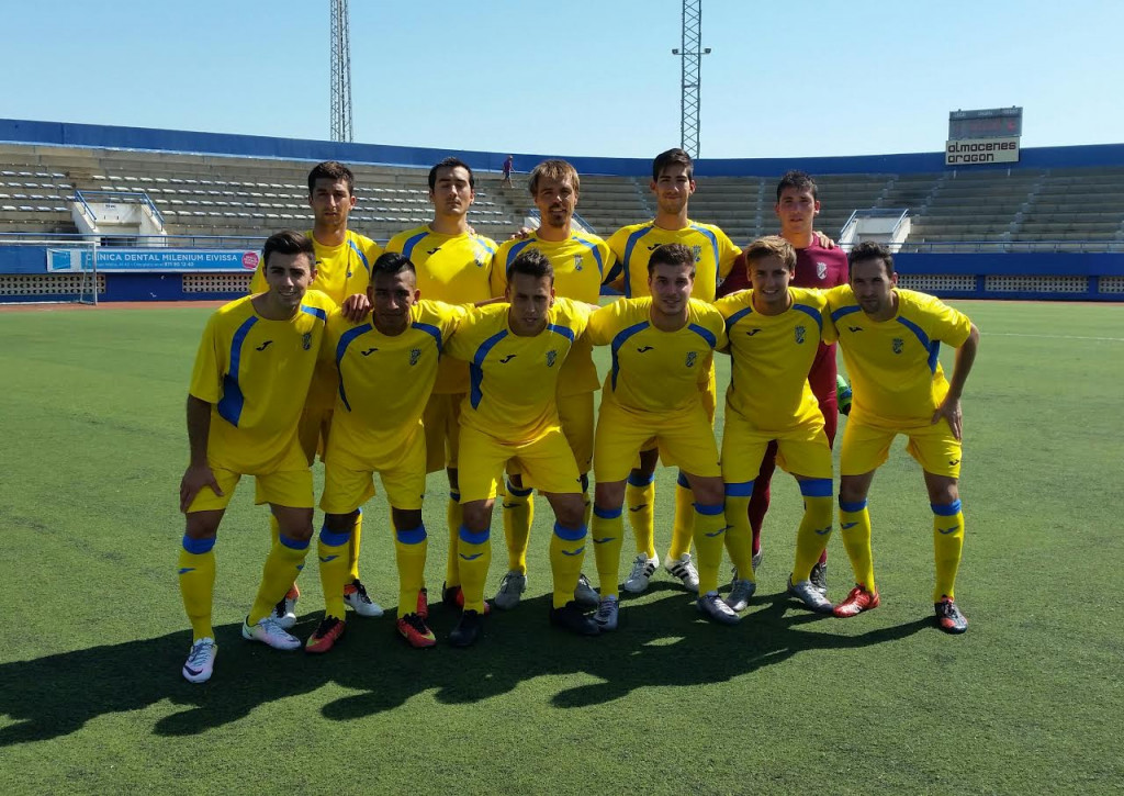 Alineación titular del Penya en Eivissa (Foto: noudiari.es)