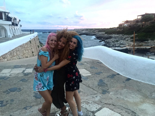 Imagen difundida por Sweet California de su estancia en Menorca.