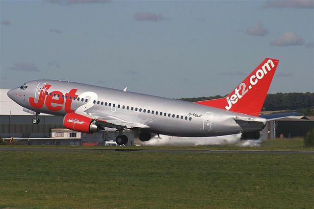 Un avión de la compañía aérea Jet2