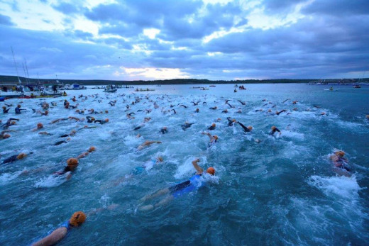 Salida del triatlón del año pasado.