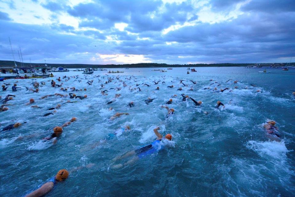 Salida del triatlón del año pasado.