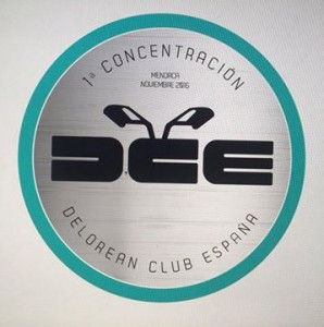 El DeLorean Club España ya ha diseñado el logo del evento en Menorca.