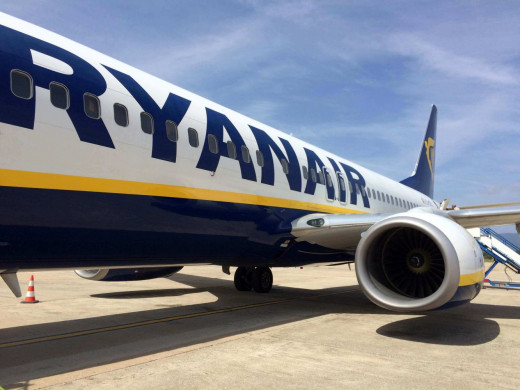 Avión de Ryanair.