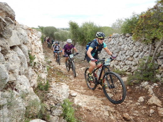 (Fotos) Espectacular segunda jornada de la Volta a Menorca en BTT