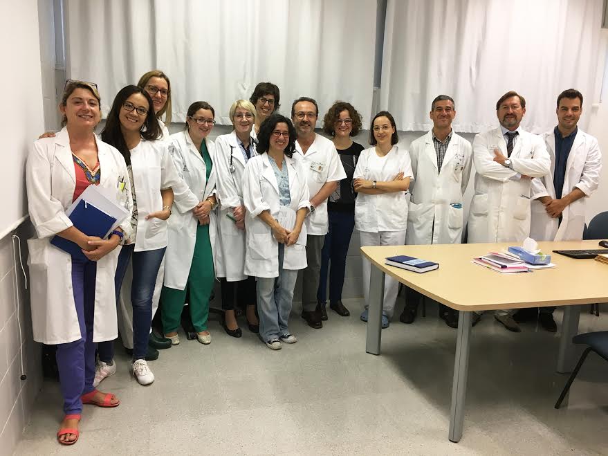 Miembros del Comité de Mama del Hospital Mateu Orfila.