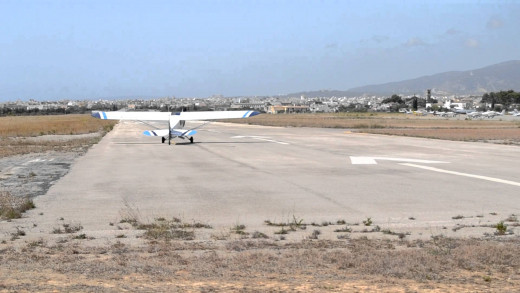 Aeródromo de Son Bonet, en Mallorca.