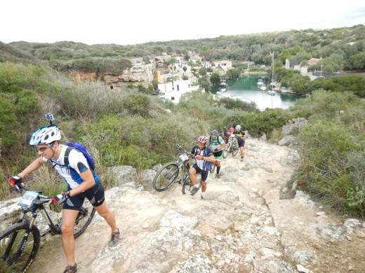 (Fotos) Espectacular segunda jornada de la Volta a Menorca en BTT