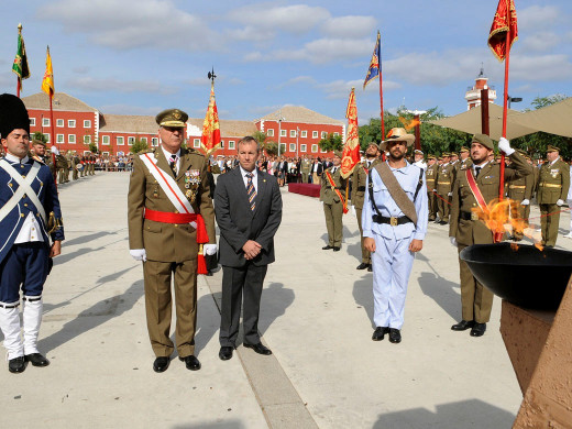 (Fotos y vídeos) Jura de bandera multitudinaria